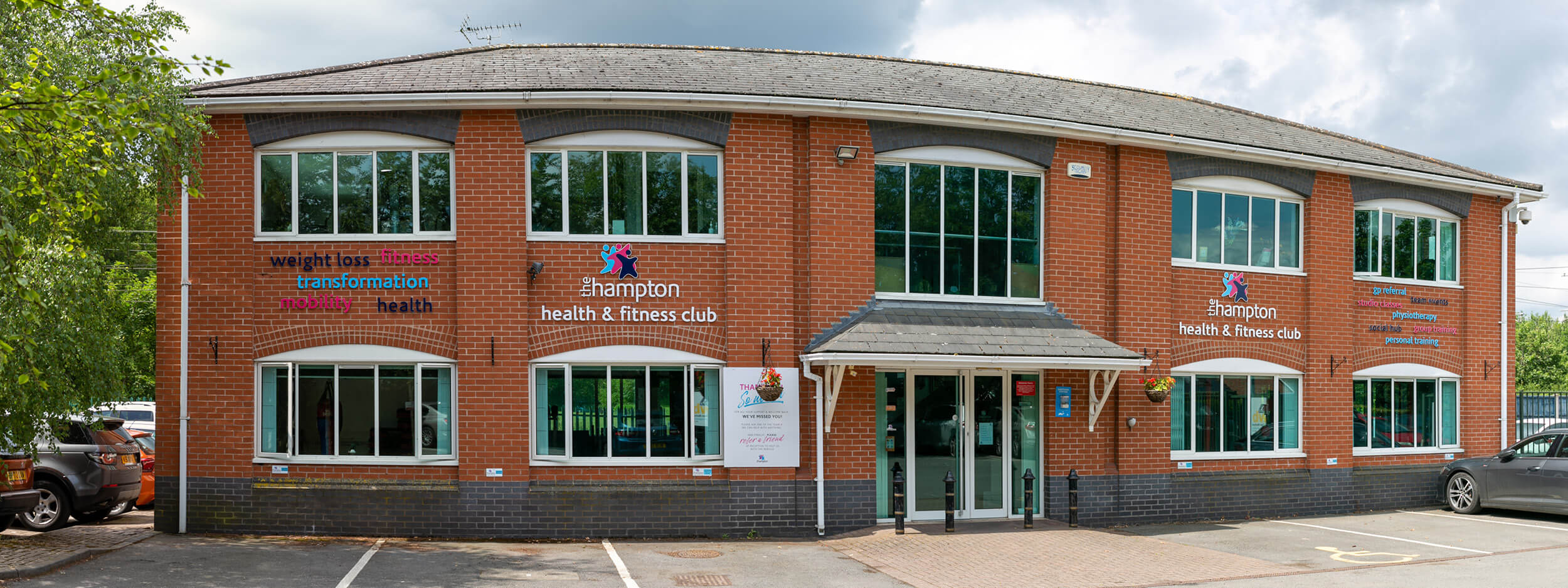 The exterior of The Hampton Gym Solihull